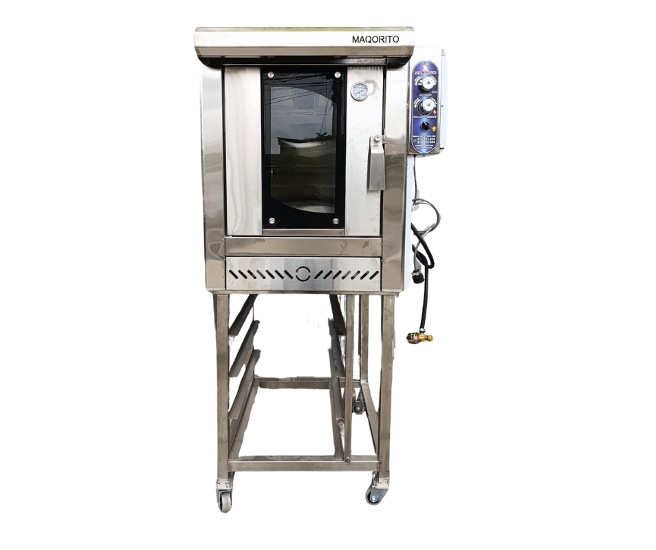 HORNO CONVENCIONAL A GAS .4 REJILLAS.ALTA PRESION